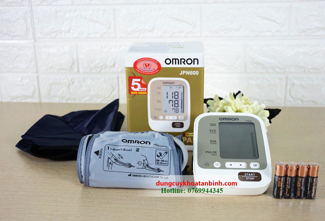 Máy đo huyết áp tự động Omron Hem JPN600 chất lượng